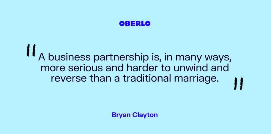 Bryan Clayton on business partnerships